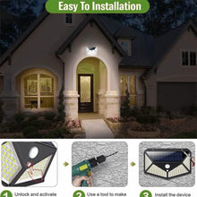 Load image into Gallery viewer, 2-Pack: 100-LED Solar Powered Motion Sensor Lights With 270° Wide Angle

