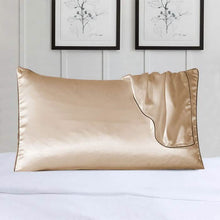 将图片加载到图库查看器，2-Pack 100% Silk Pillow Cover With Trim
