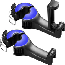 Load image into Gallery viewer, 2-Pack: 2-in-1 Car Seat Hooks for Purses and Bags with Phone Holder
