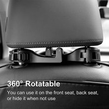 Load image into Gallery viewer, 2-Pack: 2-in-1 Car Seat Hooks for Purses and Bags with Phone Holder
