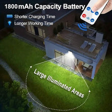 将图片加载到图库查看器，2-Pack: 228 LED Outdoor Split Solar Wall Lights
