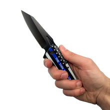 Load image into Gallery viewer, 2-Pack: 3" Thin Blue Line Knife With ABS Handle
