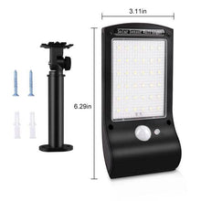 Load image into Gallery viewer, 2-Pack: 36 LED Solar Powered Motion Sensor Wall Lamp

