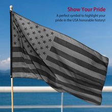 Load image into Gallery viewer, 2-Pack: 3X5 Ft. All Black American Flag
