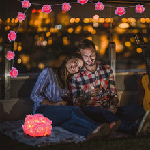 Load image into Gallery viewer, 2-Pack: 40 LEDs Rose Flower String Lights
