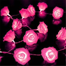 Load image into Gallery viewer, 2-Pack: 40 LEDs Rose Flower String Lights
