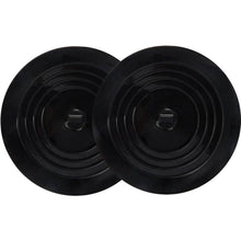 Load image into Gallery viewer, 2-Pack: 6" Large Silicone Drain Plug Hair Stopper Flat Suction Cover
