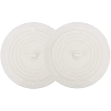 Load image into Gallery viewer, 2-Pack: 6" Large Silicone Drain Plug Hair Stopper Flat Suction Cover
