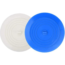 Load image into Gallery viewer, 2-Pack: 6" Large Silicone Drain Plug Hair Stopper Flat Suction Cover

