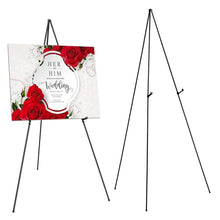Load image into Gallery viewer, 2-Pack: 61" Collapsible A Frame Tripod Easel Iron Alloy Drawing Stand
