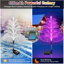将图片加载到图库查看器，2-Pack: 7 Color-Changing LED Solar Jellyfish Lights
