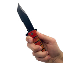 将图片加载到图库查看器，2-Pack: 8.5" Ka-Bar Style Spring Assisted Knife w/ ABS Handle
