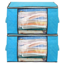 将图片加载到图库查看器，2-Pack: 90L Large Capacity Foldable Closet Organizer
