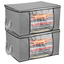 将图片加载到图库查看器，2-Pack: 90L Large Capacity Foldable Closet Organizer
