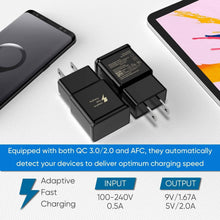 将图片加载到图库查看器，2-Pack: Adaptive Fast Charging Wall Charger
