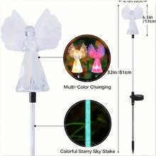 Load image into Gallery viewer, 2-Pack: Angel Solar Garden Lights
