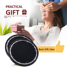 Load image into Gallery viewer, 2-Pack: Anti-Slip Crystal Rhinestone Car Coaster
