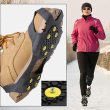 Load image into Gallery viewer, 2-Pack: Attachable Anti-Skid Ice-Traction Cleats
