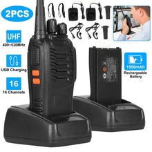 Load image into Gallery viewer, 2-Pack: Baofeng BF-888S Walkie Talkies Two Way Radio
