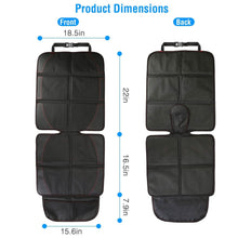 Load image into Gallery viewer, 2-Pack: Car Seat Protector Cushion Mat Pad with Thick Padding
