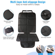 Load image into Gallery viewer, 2-Pack: Car Seat Protector Cushion Mat Pad with Thick Padding

