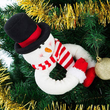 Load image into Gallery viewer, 2-Pack: Christmas Curtain Buckle Doll Santa &amp; Snowman
