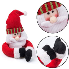 Load image into Gallery viewer, 2-Pack: Christmas Curtain Buckle Doll Santa &amp; Snowman
