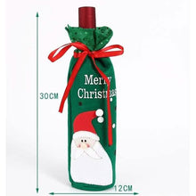 Load image into Gallery viewer, 2-Pack: Christmas Decorations Red Wine Bag
