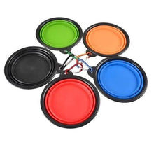 Load image into Gallery viewer, 2-Pack: Collapsible Food Water Travel Bowl
