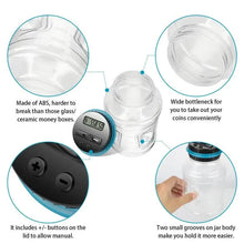 将图片加载到图库查看器，Digital Counting Money Jar
