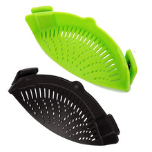 Load image into Gallery viewer, 2-Pack: Easy Snap On Heat Resistance Silicone Kitchen Strainer
