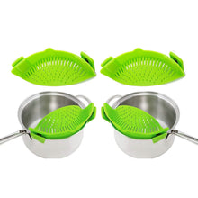 Load image into Gallery viewer, 2-Pack: Easy Snap On Heat Resistance Silicone Kitchen Strainer
