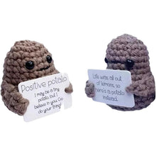 Load image into Gallery viewer, 2-Pack: Funny Positive Potato Cute Wool Knitting Doll
