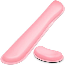 Load image into Gallery viewer, 2-Pack: Gimars Upgrade Enlarge Gel Memory Foam Set Keyboard Wrist Rest Pad
