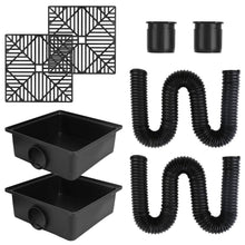 将图片加载到图库查看器，2-Pack: Gutter Downspout Extension Low Profile No Deep Digging Catch
