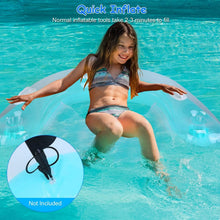 Load image into Gallery viewer, 2-Pack: Inflatable Float Pool Chair with Cup Holder Arm Rest
