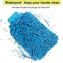 Load image into Gallery viewer, 2-Pack: Large Size Microfiber Car Wash Mitt
