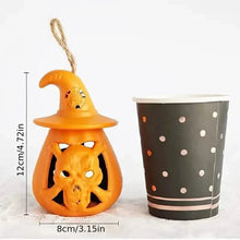 将图片加载到图库查看器，2-Pack: LED Lamp Halloween Pumpkin Light
