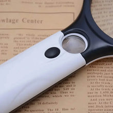 将图片加载到图库查看器，2-Pack: LED Light 45x Magnifying Glass Lens Mini Pocket Handheld Microscope
