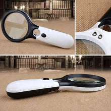 将图片加载到图库查看器，2-Pack: LED Light 45x Magnifying Glass Lens Mini Pocket Handheld Microscope

