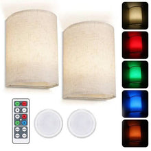 将图片加载到图库查看器，2-Pack: Magnetic Wireless Wall Sconce Lighting
