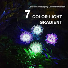 Load image into Gallery viewer, 2-Pack: Outdoor Solar Dandelion Lawn Lights
