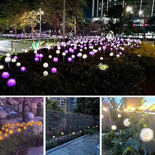 Load image into Gallery viewer, 2-Pack: Outdoor Solar Dandelion Lawn Lights
