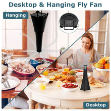 Load image into Gallery viewer, 2-Pack: Portable Reflective Fly Repellent Fan Rechargeable Battery Powered
