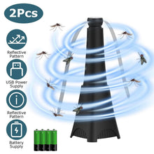 Load image into Gallery viewer, 2-Pack: Portable Reflective Fly Repellent Fan Rechargeable Battery Powered
