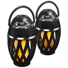 Load image into Gallery viewer, 2-Pack: Power-To-Go True Wireless Stereo Lantern Flame Speakers
