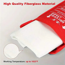 Load image into Gallery viewer, 2-Pack: Premium Fiberglass Fire Blankets - Heat-Resistant, Compact and Reusable
