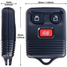 Load image into Gallery viewer, 2-Pack: Replacement Keyless Entry Remote Key Fob Clicker Transmitter

