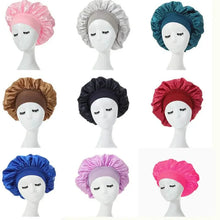 Load image into Gallery viewer, 2-Pack: Satin Sleep Bonnet for Curly Hair
