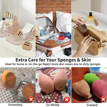 将图片加载到图库查看器，2-Pack: Silicone Makeup Sponge Holder Case

